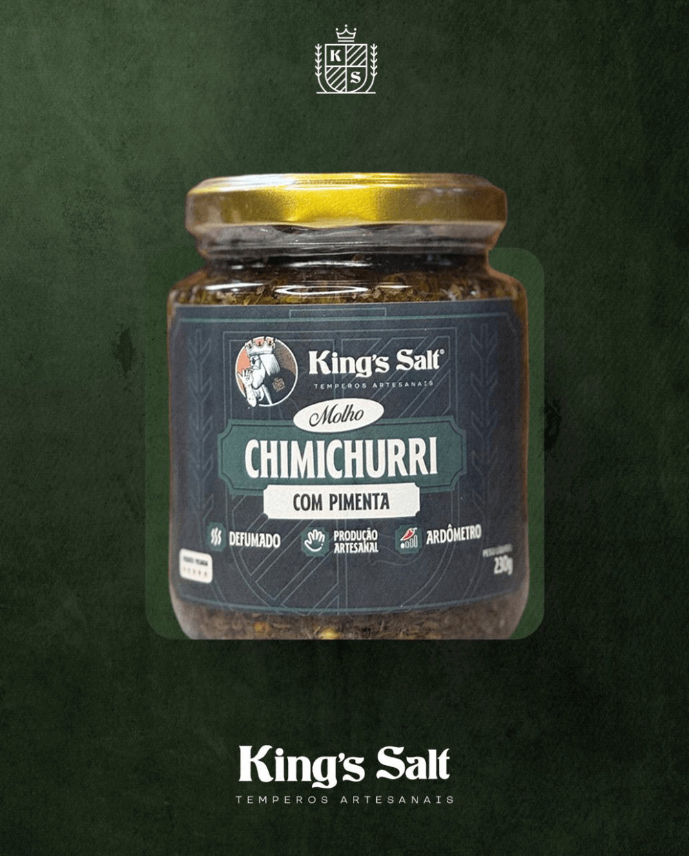 Molho Chimichurri Defumado (C/Pimenta)