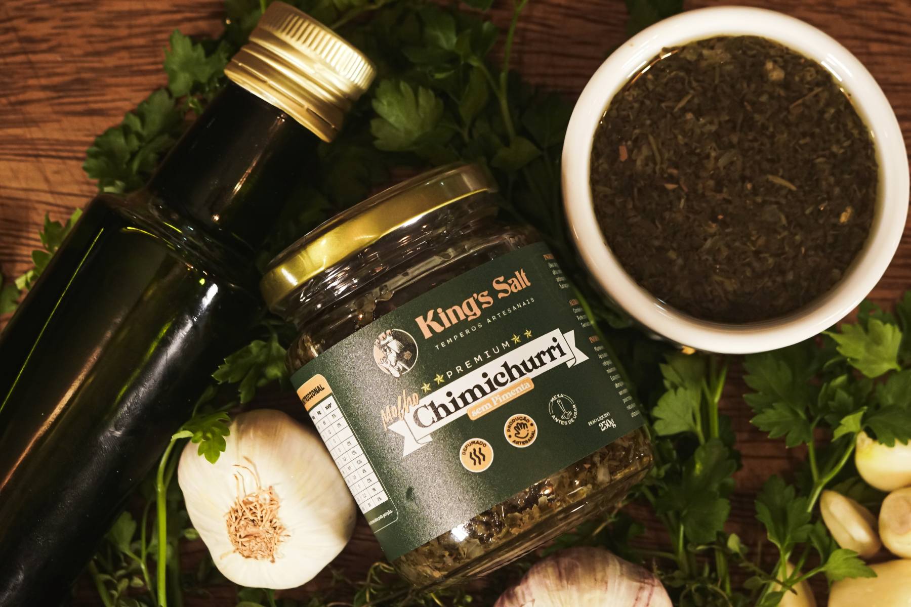 Molho Chimichurri Defumado - S/Pimenta