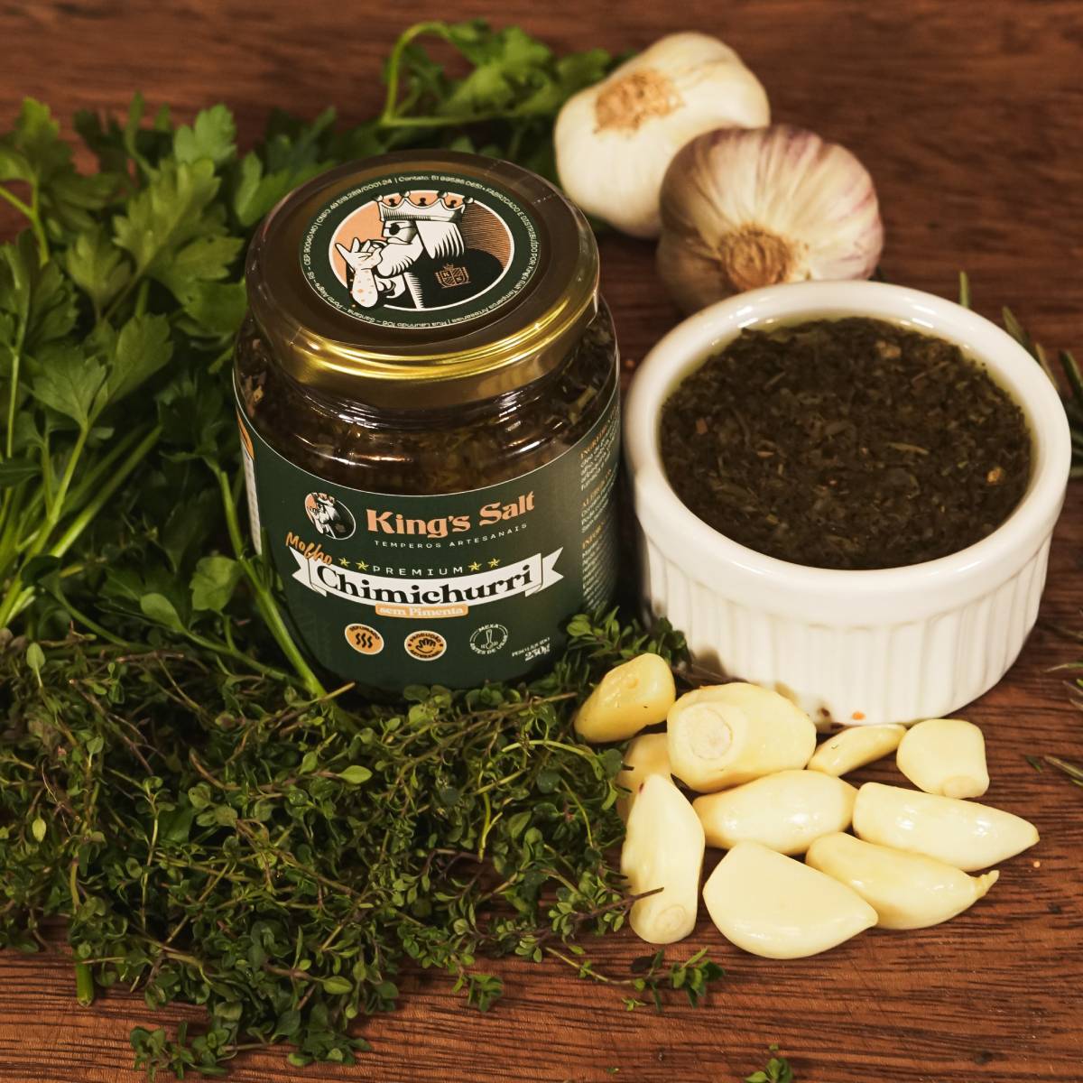 Molho Chimichurri Defumado - S/Pimenta