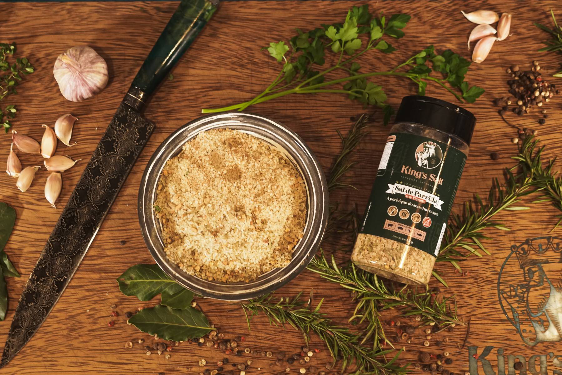 Sal de Parrilla com Ervas Finas - Defumado