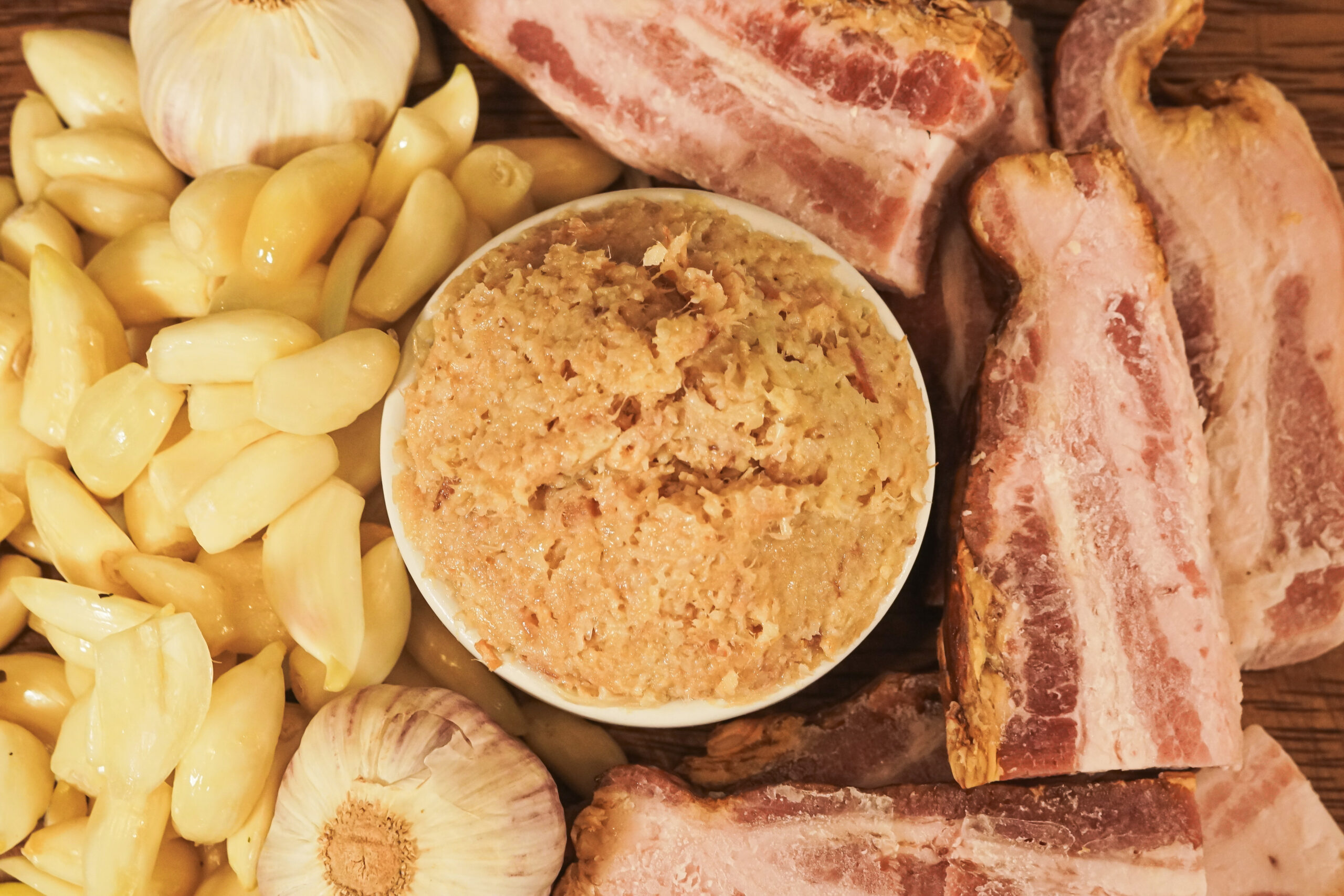 Pasta de Alho com Bacon