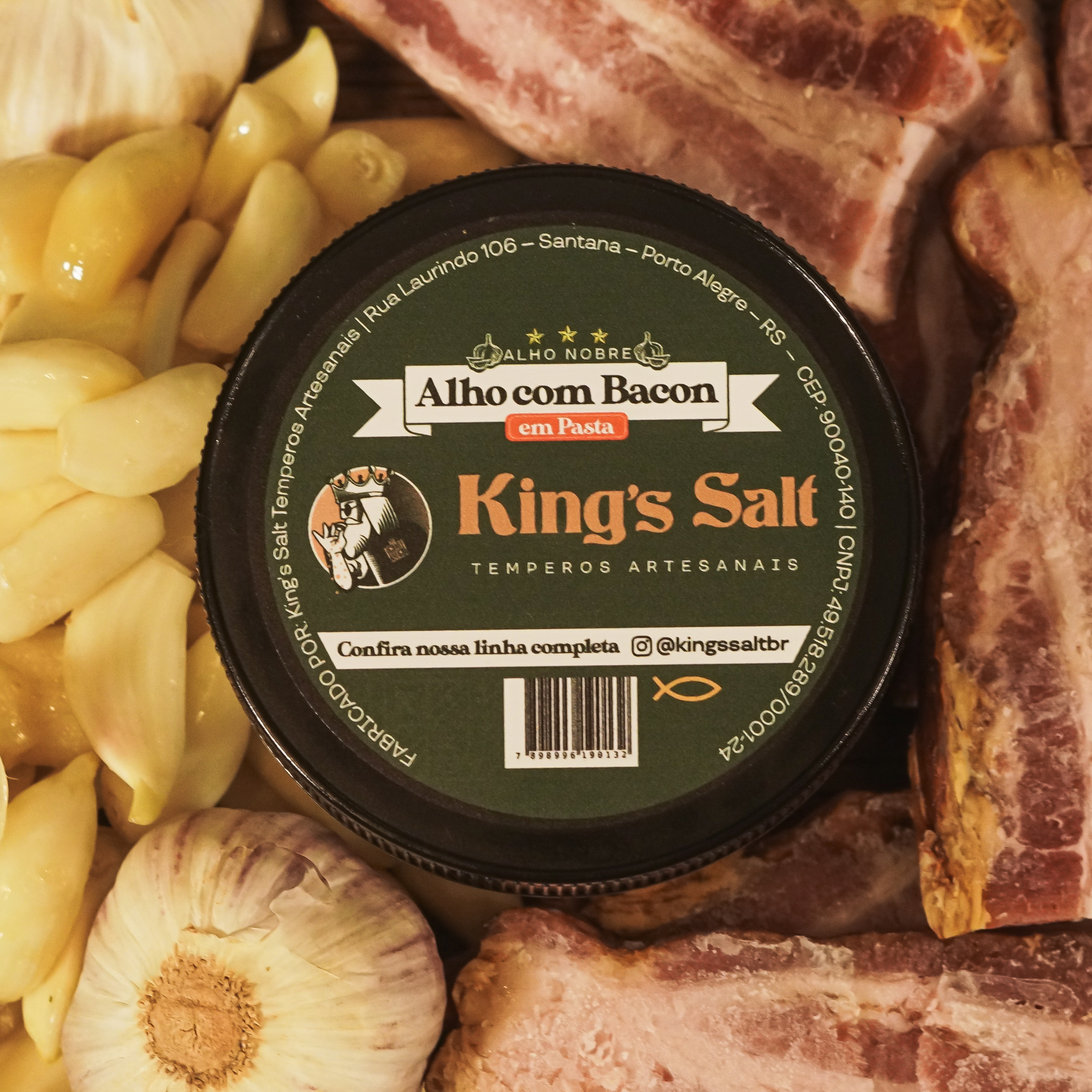 Pasta de Alho com Bacon